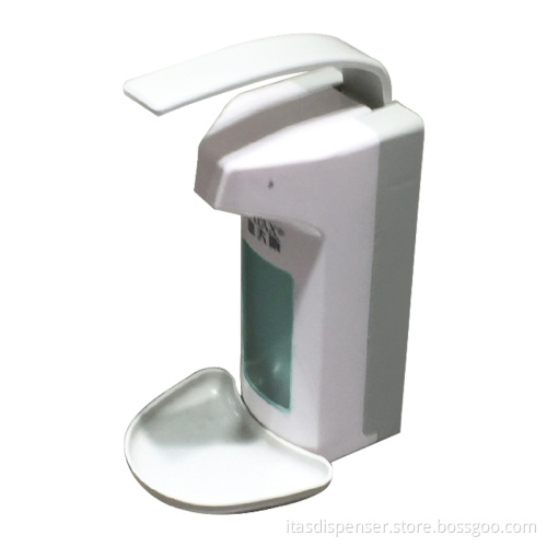 ABS Wall-Mounted Refillable Elbow Soap Dispenser for Hospitals
